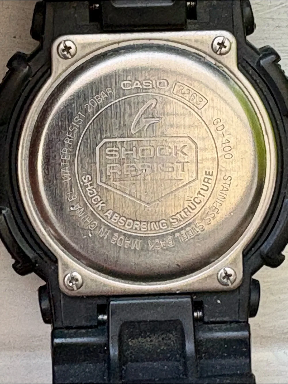 Casio G-Shock Digital Watch - Black GD-100